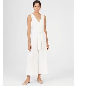 Club Monaco Akinya White Jumpsuit